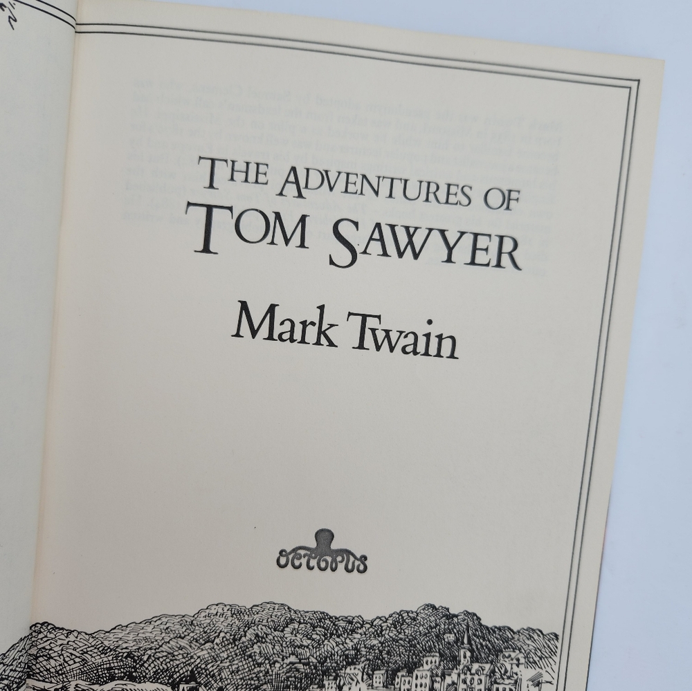 THE ADVENTURES OF TOM SAWYER by Mark Twain Vintage Hardcover Book - Picture 6 of 10
